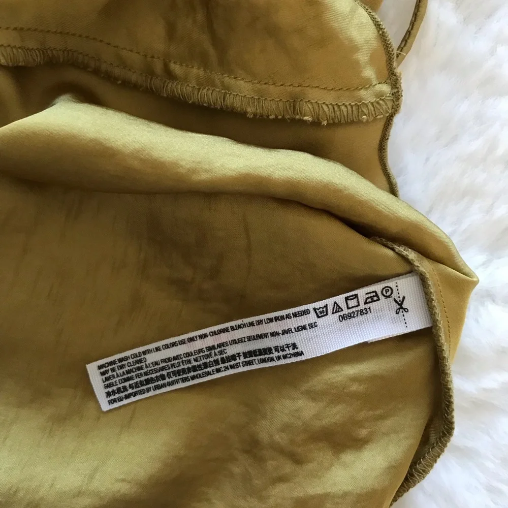 Free People Gold Ruffle Tank Top - Picture 5 of 5